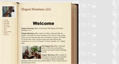 Desktop Screenshot of elegantmusicians.com